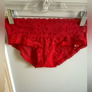 Victoria's Secret Red Lace Panties, size XS
